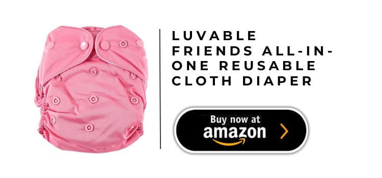 Luvable Friends All-In-One Reusable Cloth Diaper