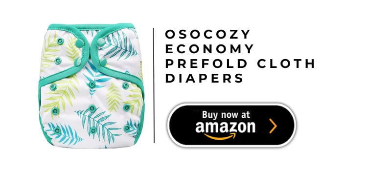 OsoCozy Economy Prefold Cloth Diapers