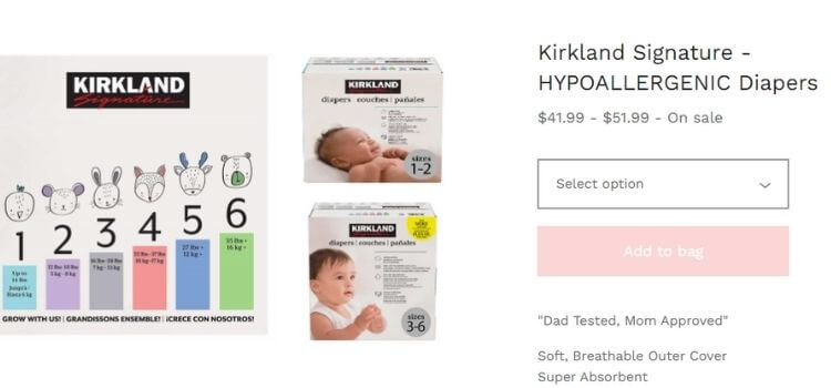 Kirkland Diapers